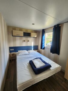 mobil home loggia chambre 2 pers camping de la vallee du doux