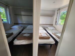 mobilhome trigano 6 pers chambre 2 fois 2 pers camping de la vallée du doux