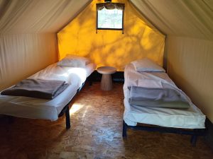 Camping de la vallée du doux tente safari