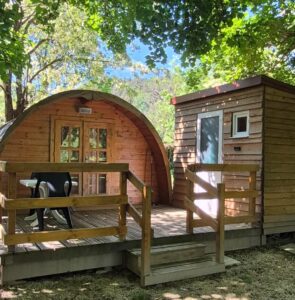pod 2 pers camping de la vallée du doux