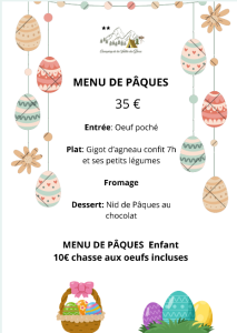 camping de la vallée du doux carte pâques