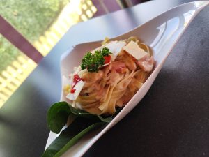 camping de la vallée du doux tagliatelles au saumon