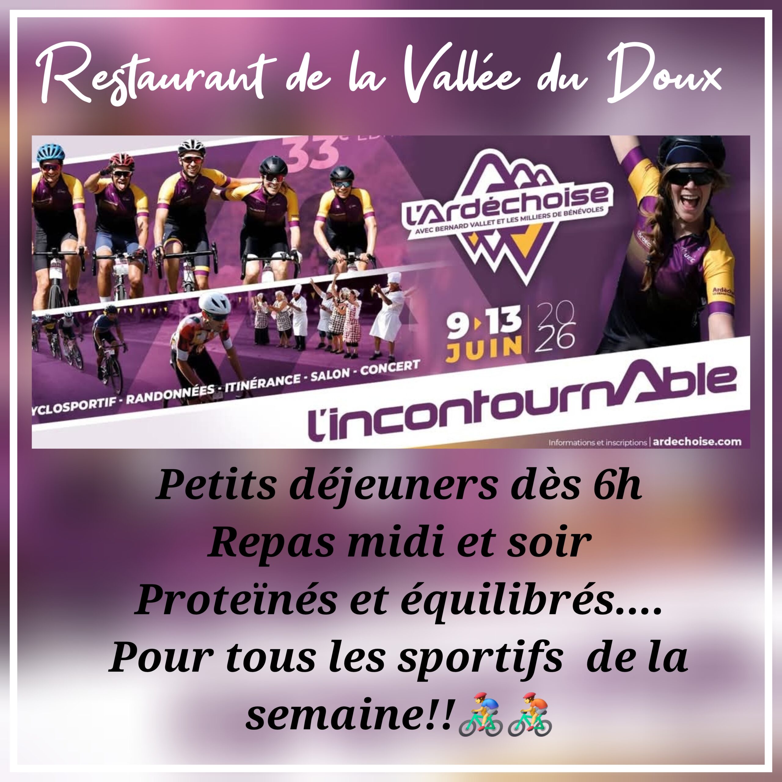 ardéchoise camping restaurant de la vallée du doux